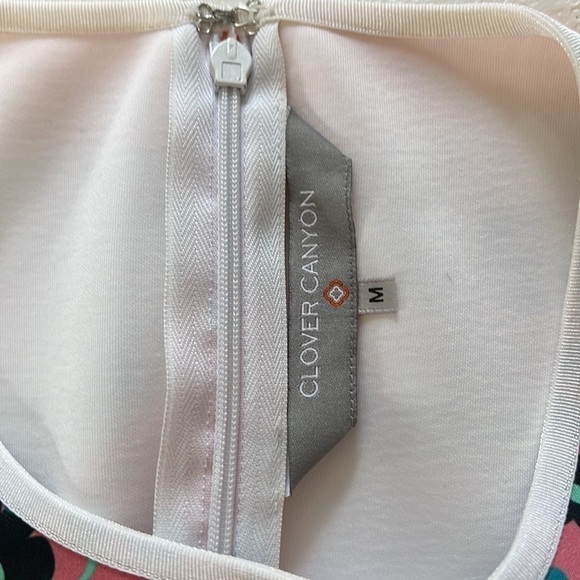 Clover Canyon Poppy Blossoms Neoprene Dress Sz M - Picture 3 of 10